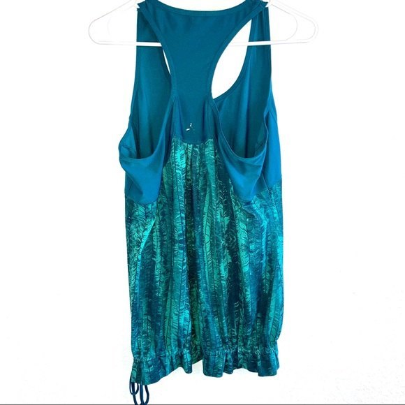 Aspire Teal Athletic Tank Top Size Large - Picture 2 of 6